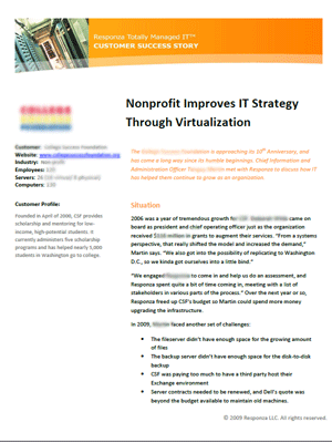 Sample Case Study